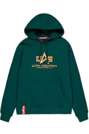 Alpha Industries Hoodie Men - Hoodies Basic Hoodie grün 2 XL