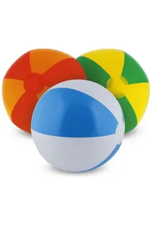 Fashy Badespielzeug Wasserbälle-Set, Bunte Strandbälle im klassischen Design