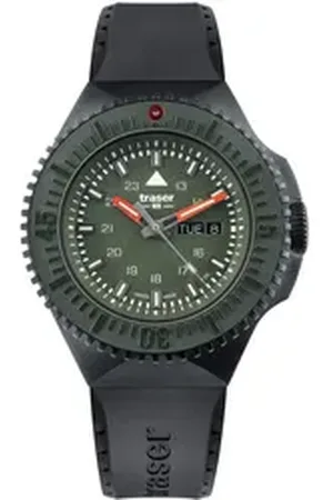 Traser Quarzuhr H3 109859 P69 Black Green Herrenuhr 46mm 20ATM H3 109859 P69 Black Green Herrenuhr 46mm 20ATM