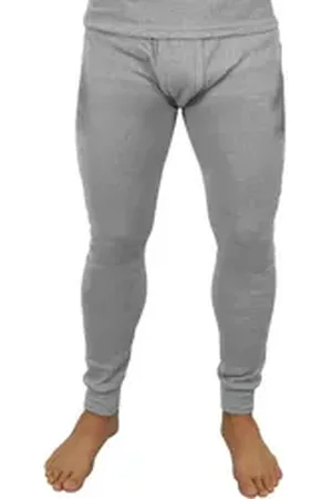 Normani Thermounterhose Herren Thermo-Unterhose Thermounterwäsche Thermohose Funktionsunterwäsche Unterziehhose grau 9/XL