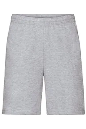 Fruit Of The Loom Homewearhose Unisex-Freizeithose, kurz Uni grau XXL