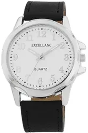Excellanc Quarzuhr 2900248 Herrenuhr mit Lederimitationsarmband