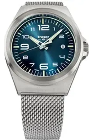 Traser Quarzuhr H3 108205 P59 Esssential M Blue Herrenuhr 42mm 10ATM H3 108205 P59 Esssential M Blue Herrenuhr 42mm 10ATM