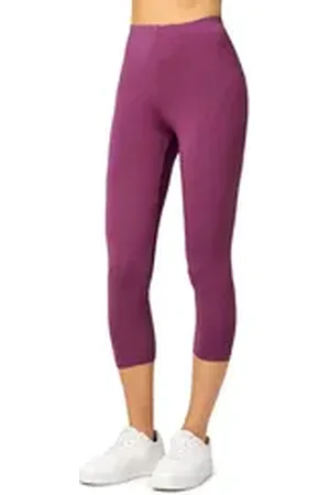 Merry Style Leggings Damen Caprihose 3/4 Hose MS10-144 (1-tlg) aus Viskose rot XXL