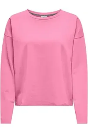 JACQUELINE DE YONG Longpullover Sweater Pullover mit Rundhals und COPENHAGEN Print JDYGAMMA L/S O-NECK SWEAT JRS DIA rosa L