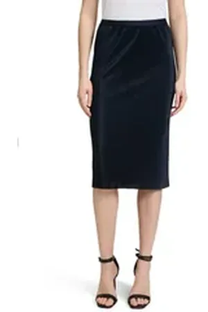 Betty & Co Betty&Co Midirock Midirock mit Plissee Plissee blau 46