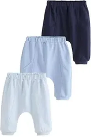 Next Jogginghose Baby-Jogginghosen aus 100 % Baumwolle, 3er-Pack (3-tlg) blau 56 (bis zu 1 Mon,)