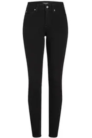 Cambio 5-Pocket-Jeans Damen Jeans "Parla" Skinny Fit High Waist (1-tlg) schwarz 40/32