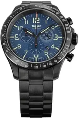 Traser Quarzuhr H3 109462 P67 Officer Chronograph Blue Steel Herrenuhr 46mm 10A H3 109462 P67 Officer Chronograph Blue Steel Herrenuhr 46mm 10ATM