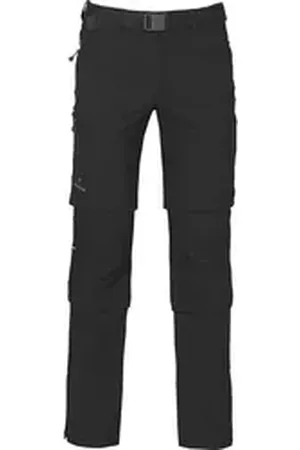 Bergson Outdoorhose QUEENSLAND Doppel Zipp-Off mit T-ZIPP Herren Wanderhose, vielseitig, pflegeleicht, Langgrößen, schwarz schwarz lang | 106