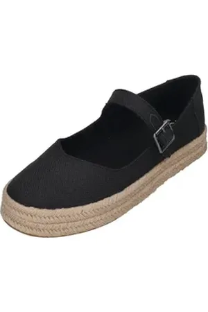 TOMS CAROLINA MARY JANE Espadrille Black Heavy Canvas schwarz 42 EU