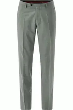 Cg Carl Gross Anzughose - CG Cedric Anzughose - Elegante Herren-Hose - modern fit grün 50