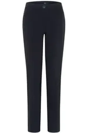 Brax Chinohose Damen Chinohose STYLE.MARON S Slim Fit (1-tlg) schwarz 44