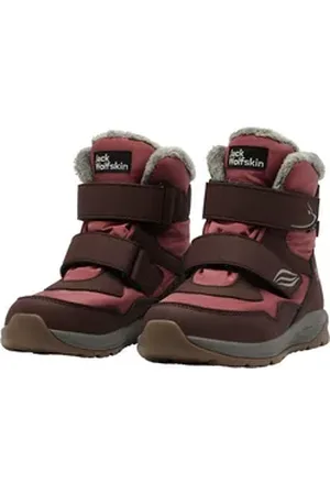 Jack Wolfskin POLAR BEAR-G TEXAPORE MID VC K Winterboots Snowboots, Winterstiefel, Winterschuhe, wasserdicht & gefüttert rot 34 EU