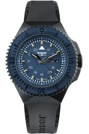 Traser Quarzuhr H3 109857 P69 Black Blue Herrenuhr 46mm 20ATM H3 109857 P69 Black Blue Herrenuhr 46mm 20ATM