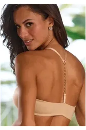Jette Joop Push-up-BH mit Bügel und edlem Kettendetail hinten, sexy Dessous beige 85
