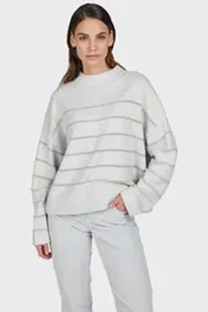 Marc Aurel Stehkragenpullover grau 42