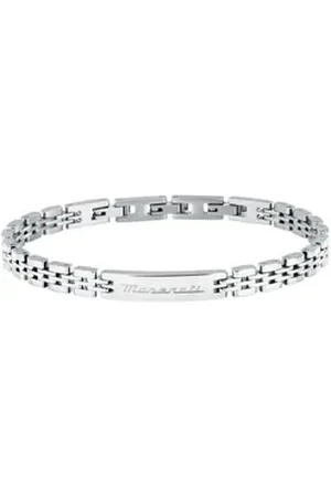 Maserati Edelstahlarmband Herren-Armband JM424AVD65 – poliert, 21,5 cm, Klappverschluss