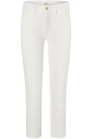 Cambio 5-Pocket-Jeans weiß 44/27