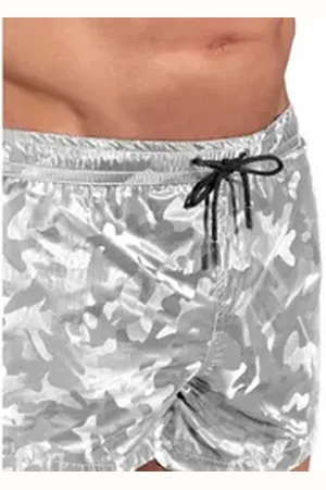 OLAF BENZ Retro Pants BLU2353 Shorts Bermudas kurze Hose silber L interessanter Farbverlauf silberfarben L