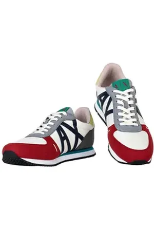 Giorgio Armani ARMANI EXCHANGE Herren Sneaker Synthetisch Sneaker blau|bunt 41 EU