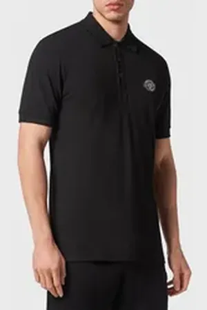 Philipp Plein Poloshirt Tiger schwarz L
