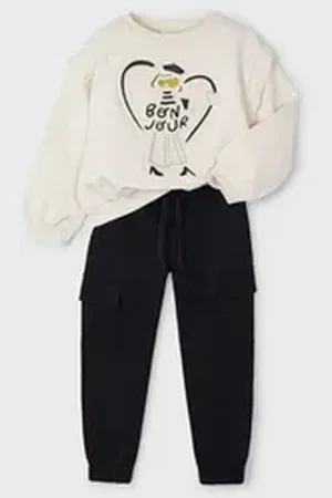 Mayoral Jogginganzug Jogginganzug mit Herz-Print für Mädchen (488776) 122