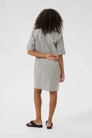 Kaffe Jerseykleid Kleid KAnaya blau 42