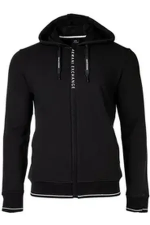 Giorgio Armani ARMANI EXCHANGE Sweatshirt Herren Sweatjacke Baumwolle schwarz 2XL