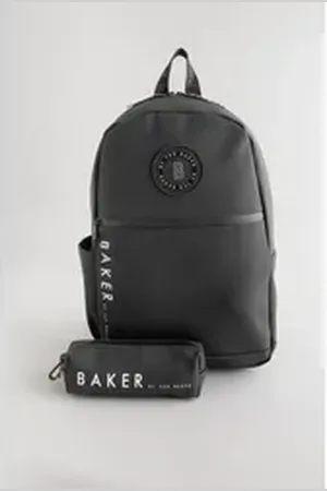 Ted Baker Schulrucksack Jungen-Rucksack mit Stiftetui (2-tlg) schwarz