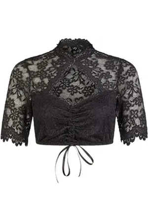 Nina Von C. Dirndlbluse Spitzen Dirndlbluse 