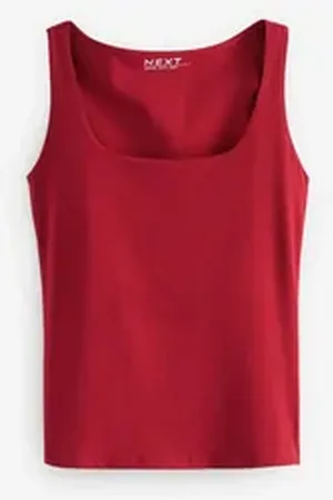 Next Shirttop Top mit eckigem Ausschnitt (1-tlg) rot XXL