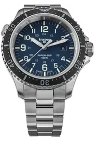 Traser Quarzuhr H3 109375 P67 T25 SuperSub Blue Herrenuhr 46mm Taucheruhr 50ATM H3 109375 P67 T25 SuperSub Blue Herrenuhr 46mm Taucheruhr 50ATM