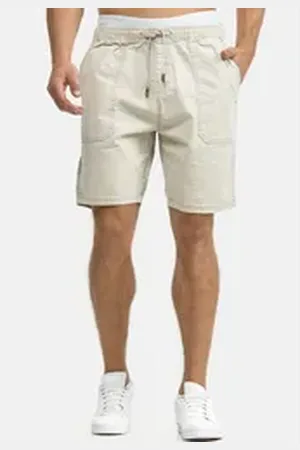 INDICODE Chinoshorts Stoufville weiß L
