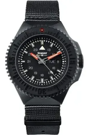 Traser Quarzuhr H3 109854 P69 Black Black Herrenuhr 46mm 20ATM H3 109854 P69 Black Black Herrenuhr 46mm 20ATM
