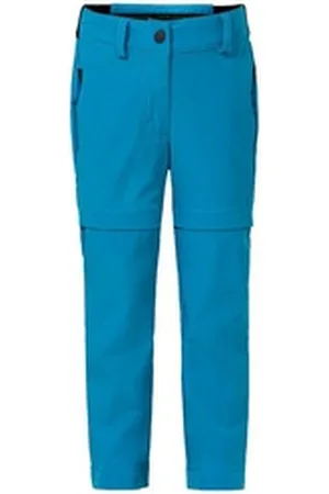 Vaude Funktionshose Kids ZO Pants Slim Fit (1-tlg) besonders leichte Funktionshose für sportliche Aktivitäten blau 134/140