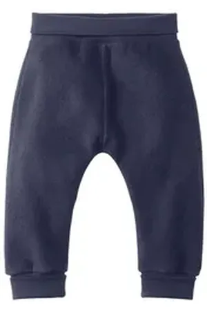 hessnatur Fleecehose aus reiner Bio-Baumwolle (1-tlg) blau 98/104