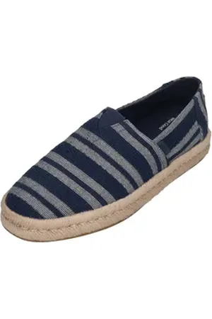 TOMS ALPARGATA ROPE 2.0 Espadrille Navy Beach Stripe blau 42,5 EU