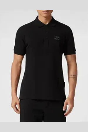 Philipp Plein Poloshirt Thunder Tiger schwarz L
