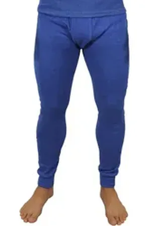 Normani Thermounterhose Herren Thermo-Unterhose Thermounterwäsche Thermohose Funktionsunterwäsche Unterziehhose blau 8/L