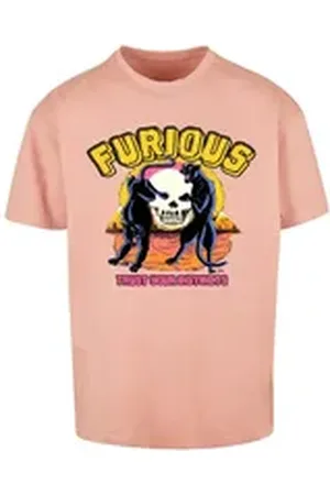 2Y T-Shirt Herren Furious Oversize Tee (1-tlg) beige XS