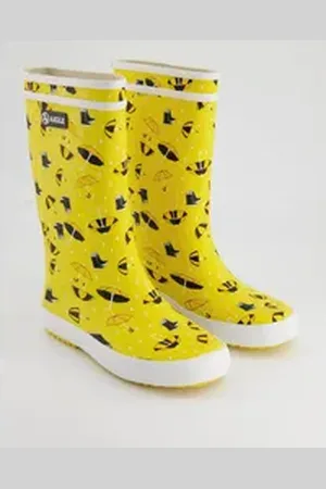 Aigle Lolly Pop Theme Gummistiefel gelb 27 EU