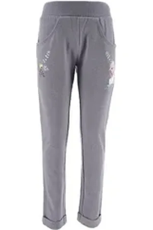 Disney Frozen Jogginghose Eiskönigin Elsa Kinder Mädchen Trainingshose Freizeithose grau 110