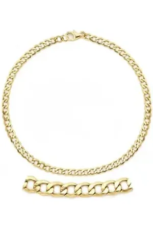 Firetti Goldarmband Schmuck Geschenk Gold 333 Panzerkettengliederung, ca. 3,6 mm breit, Made in Germany gelb|goldfarben 23
