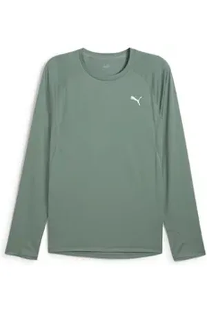 PUMA Laufshirt VELOCITY Langarm-Laufshirt Herren grün XS