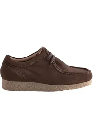 Next Schnürstiefel aus Veloursleder Schnürschuh (1-tlg) braun 43 EU