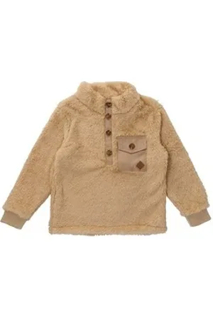 eBBe Kids Kapuzenpullover Fleecepullover (1-tlg) grün 128 (7-8 Jahre)