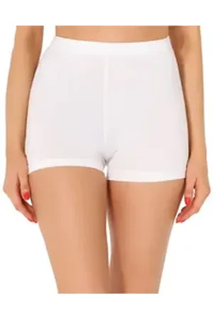 Merry Style Leggings Damen Shorts Radlerhose Unterhose kurze Hose Boxershorts MS10-358 (1-tlg) aus Baumwolle weiß S