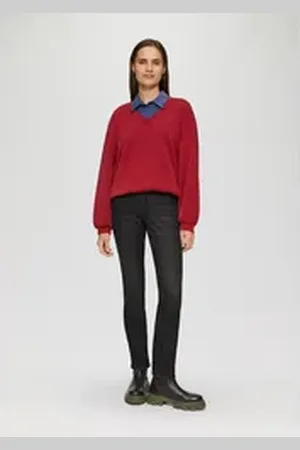 QS by s.Oliver 5-Pocket-Jeans Jeans Betsy / Slim Fit / Mid Rise / Slim Leg schwarz 38/32