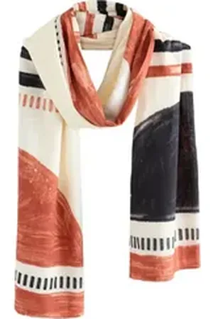 Next Schal Leichter Schal aus 100 % Baumwolle, (1-St) beige